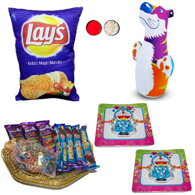 "Kids Rakhi Hamper - code KRH13 - Click here to View more details about this Product